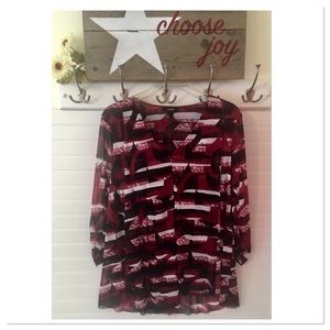 Alfani Asymmetrical Front Tunic Top, BOGO